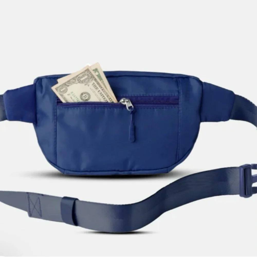 The Foldie Navy Crossbody Bag NWT - Picture 6 of 8
